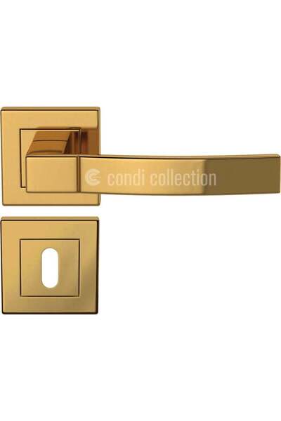 Condi Collection مقبض باب من الفولاذ المقاوم للصدأ 1701K PVD Gold Room