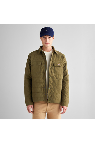 Gant Erkek Haki Standart Fit Mont