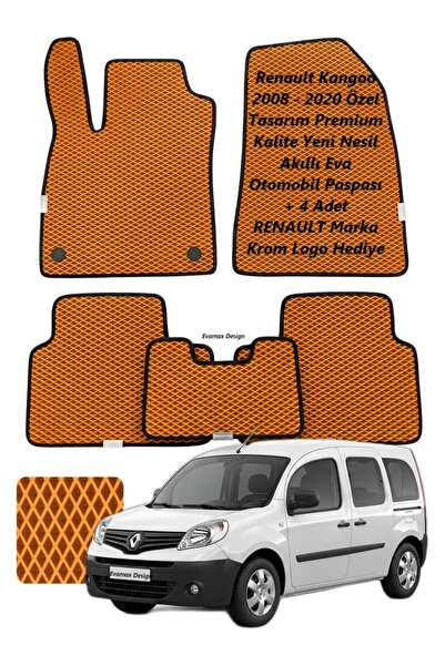 Evamax Design Renault Kangoo 2008 - 2020 Özel Tasarım Premium Kalite Yeni Nes...