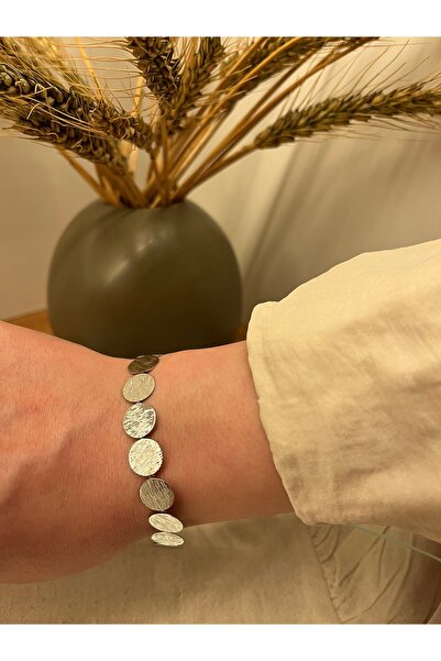 Veralys Atelier BOHEM DİSK KÜÇÜK PULLU ÇELİK BİLEKLİK