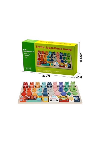 Trendbaby Trend Baby & Trend Kids Educational Wooden Number Blocks for Kids
