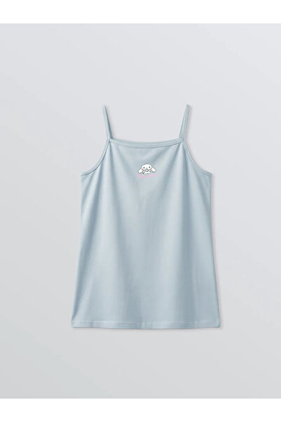 LC Waikiki Blue Cinnamoroll Embroidered Girls' Underwear Undershirt