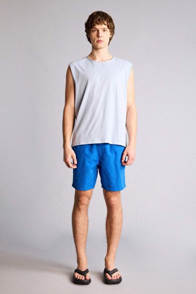 DeFacto Regular Fit Mesh Lined Above-Knee Swim Shorts N0132Az26Hs