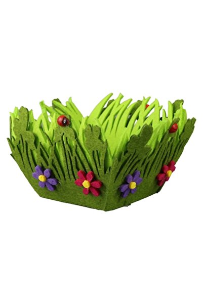 OEM Portable Easter Basket Multicolor, 13x13x8 cm, Non-woven Material