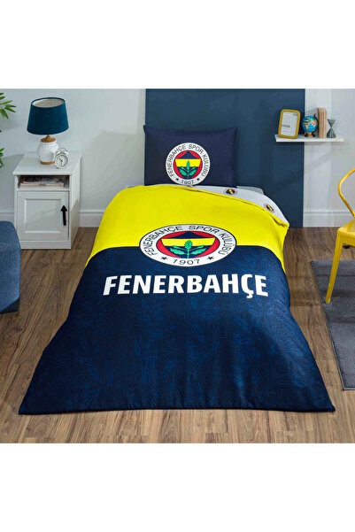 Taç Set de lenjerie de pat individuală din bumbac, licențiat Fenerbahçe Efsane