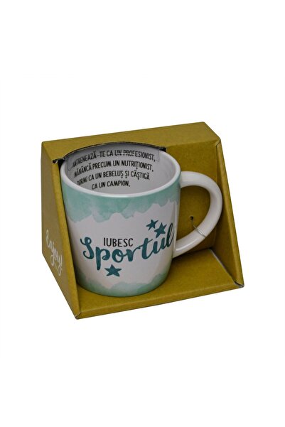 Bobo Cană de porțelan „I Love Sports”