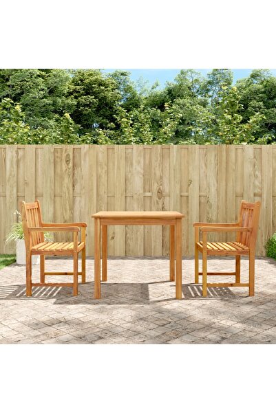 Concept Set mobilier de grădină, 3 piese, lemn masiv de acacia