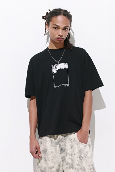 Pull & Bear New York grafik baskılı tişört