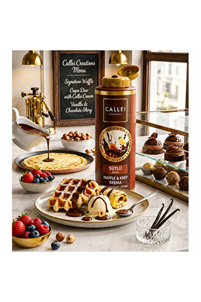 Callei Chocolate SÜTLÜ WAFFLE & KREP KREMA 300 GR