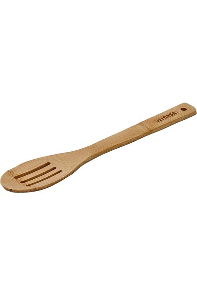 DELCASA Bamboo Slotted Spoon Cooking & Frying Bamboo Spoon DC2099
