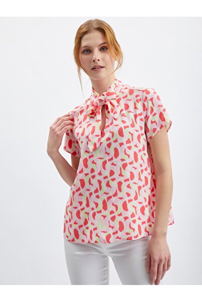 ORSAY Pink women's patterned blouse