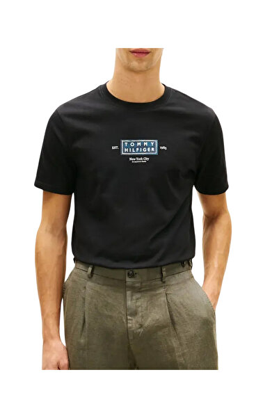 Tommy Hilfiger Ανδρικό Heritage T-shirt Μαύρο MW0MW42392-BDS