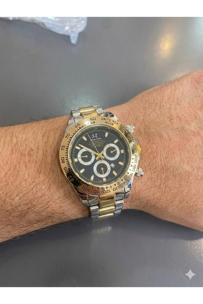 More Black Gold Men's Watch