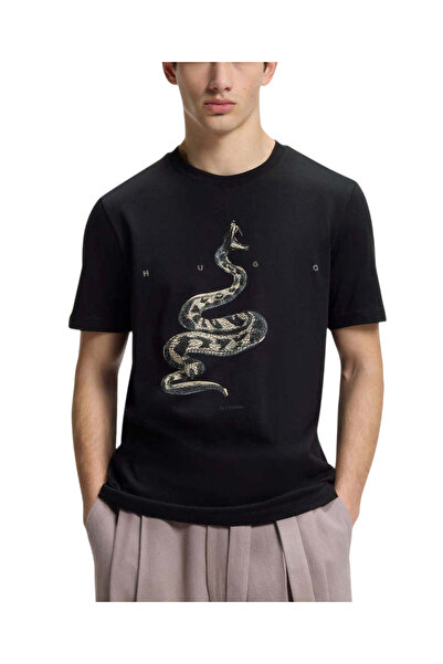 HUGO Ανδρικό Discorb T-shirt Μαύρο 50557672-001