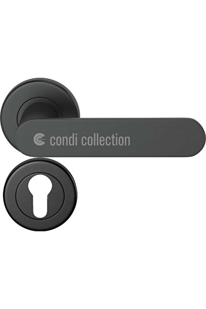 Condi Collection مقبض باب ييل ستاتيك بلاك ستانلس ستيل 2021