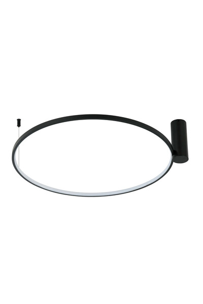 Light Prestige RING Plafonieră LED Neagră Mare, 90cm, Montaj Aplicat, 50W 320...