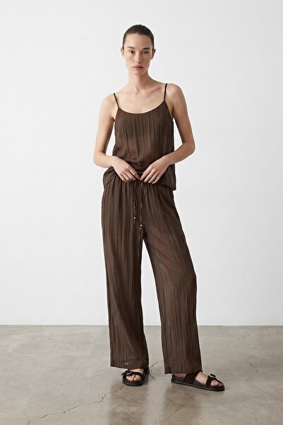 Quzu 26Ypnt01528 Cord Detailed Trousers