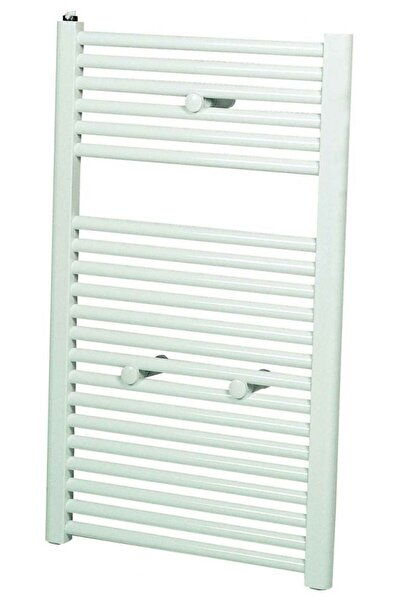 ROMSTAL Towel rail bathroom radiator, white, steel, straight, Vision, 450 x 6...