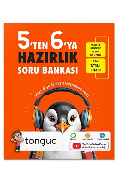 Tonguç Yayınları 5'ten 6'ya Hazırlık Kitabı -