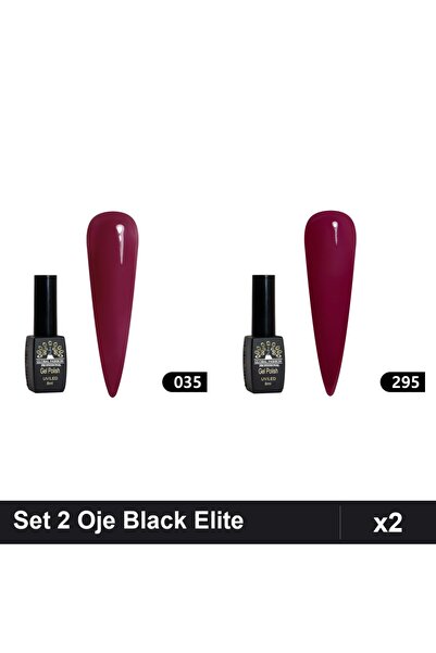 Makeup Set 2 Oje Semipermanente Black Elite Global Fashion 8ml, Nuante 035 29...