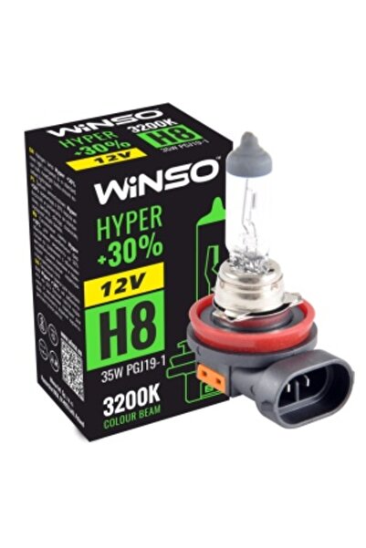Aftermarket Bec Halogen Winso 12V H8 HYPER +30% 35W PGJ19-1