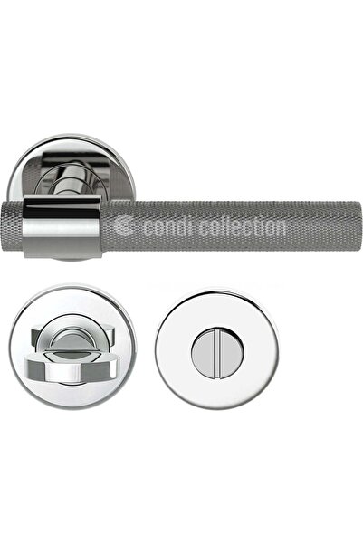 Condi Collection 2013 مقبض باب من الفولاذ المقاوم للصدأ مطلي بالكروم الساتان