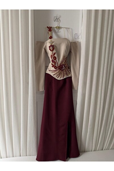 liyan fashion Newly arrived embroidered evening dress