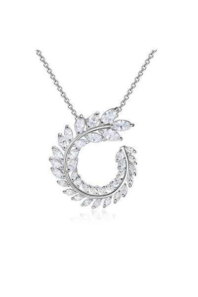 Raizel Lantisor cu pandantiv rotund, cu pietre din zirconiu, Sparkly Petals
