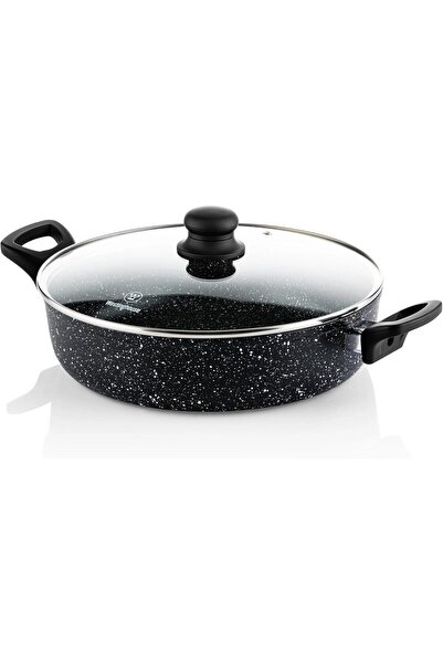 Westinghouse Low casserole with lid 24 cm, made of pressed aluminum, with bla...