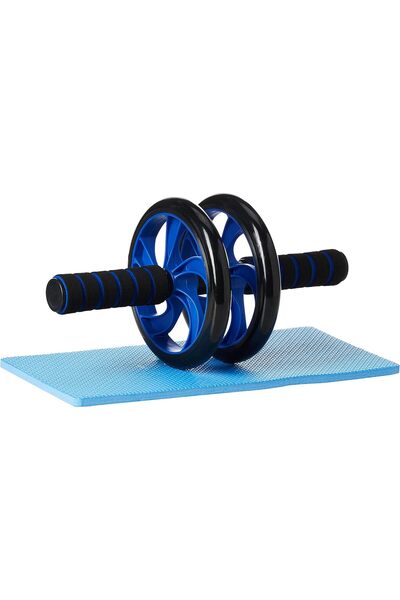 SKY LAND Dual abdominal muscle sculpting wheel EM-9341-B black and blue