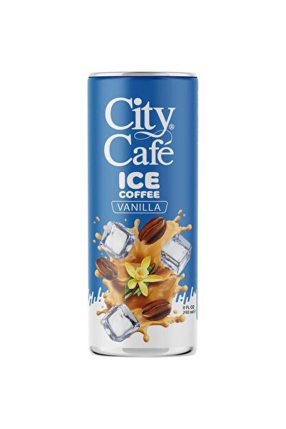 City Cafe قهوة مثلجة بنكهة الفانيليا من سيتي كافيه 240 مل قطعة واحدة