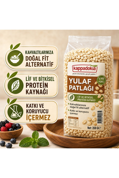 KAPPADOKİA Yulaf Patlağı 300G