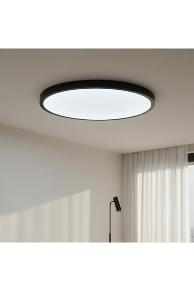 DELIGHT Plafoniera led VERSA IP40 Rama Neagra Fi300, 24W, 3000-6500K