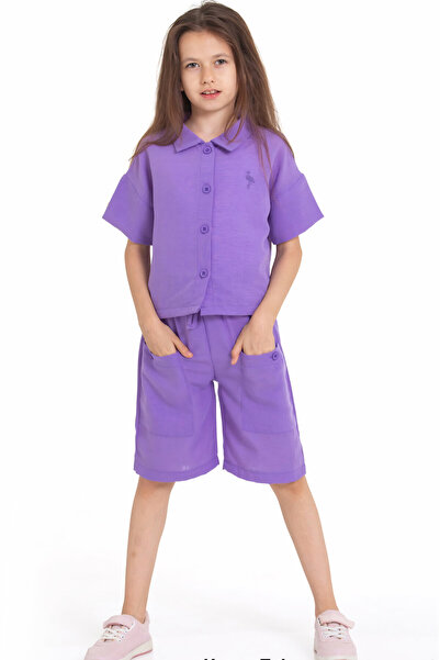 MODANINO Set de lenjerie pentru fete (pantaloni scurți + cămașă) 3-10 ani 12665D