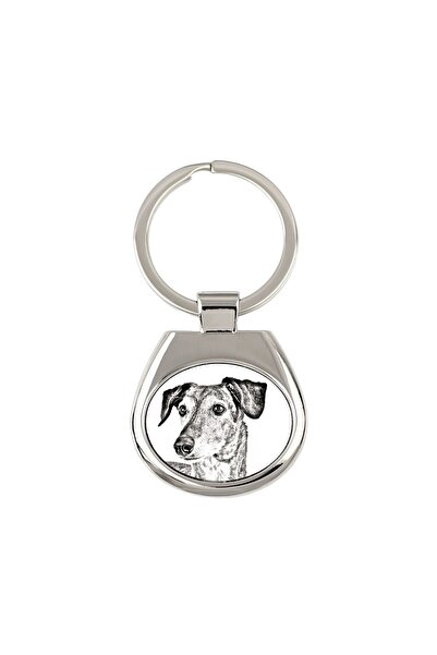 Art - Dog Saluki, Ogar persan - breloc cu câine, breloc cu imprimeu, pandanti...