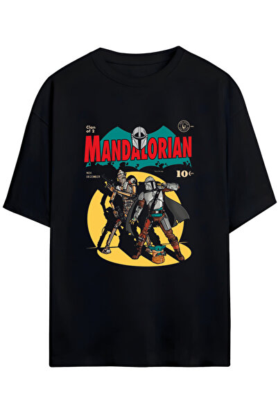 Grafftee Clothing Vrhunska unisex pamučna majica sa mandalorijskim printom