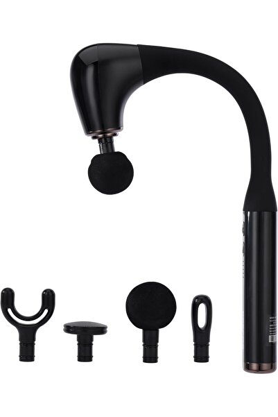 Geepas مسدس تدليك بمقبض طويل منحني - GM86093UK / 5 سرعات، مؤشر LED، مؤقت 15 د...