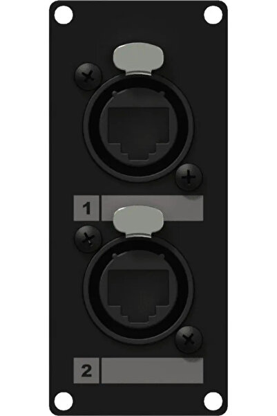 Caymon Panou CASY168/B CASY cu conexiuni: 2x EtherCon la RJ45, 1-modul, versi...