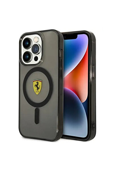 Ferrari FEHMP14LUKK iPhone 14 Pro 6.1 " negru/negru Carcasă rigidă Translucid...