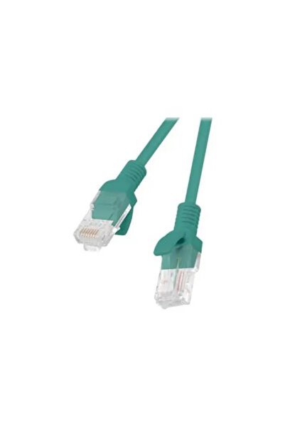 Lanberg Cablu patch Cat.5e UTP 0,25m verde, testat Fluks, pachet de 10 bucăți