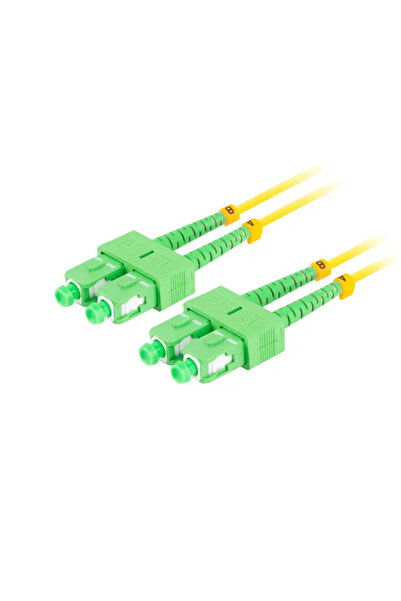 Lanberg Fibră Optică Light Flow SM SC/APC - SC/APC 10.0m galbenă