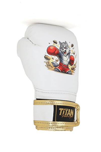 Titan Sport Children's Boxing Gloves White Wolf Model