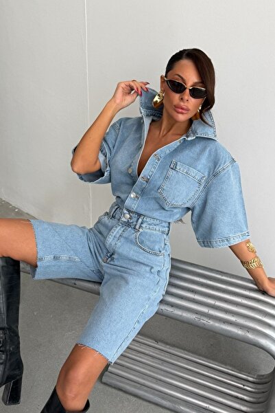 Joana Antys Blue Denim Overalls - Size M