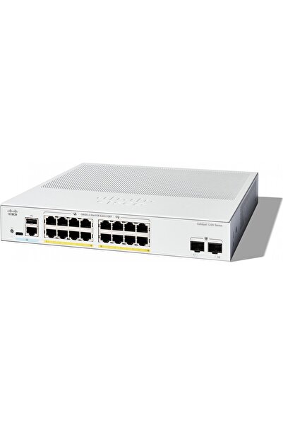 Cisco Systems Cisco Catalyst 1200 Switch PoE cu 16 porturi GE și 2 porturi SF...