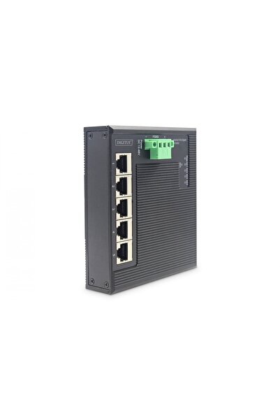 Digitus Switch industrial Gigabit plat - gamă extinsă de temperaturi - switch...