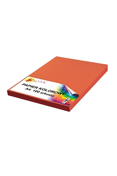 Shan Hârtie color A4 120g roșu aprins 100 coli
