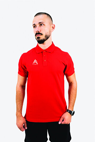 Fitskin Tricou Polo Junior Echipa Roșie