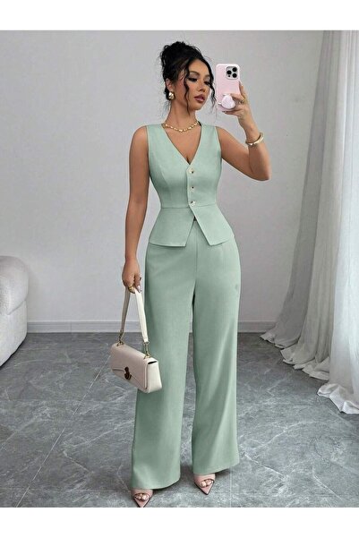Iuliashop Costum Armingo Vernil compus din vestă și pantaloni - S