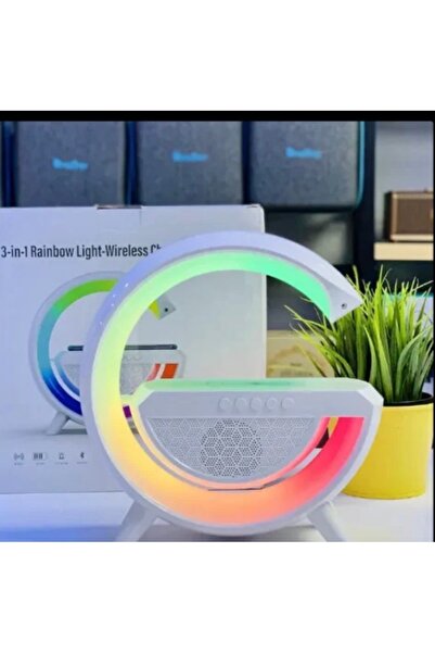 Lampa multifunctional with Bluetooth speaker, wireless charger, RGB lighting,...
