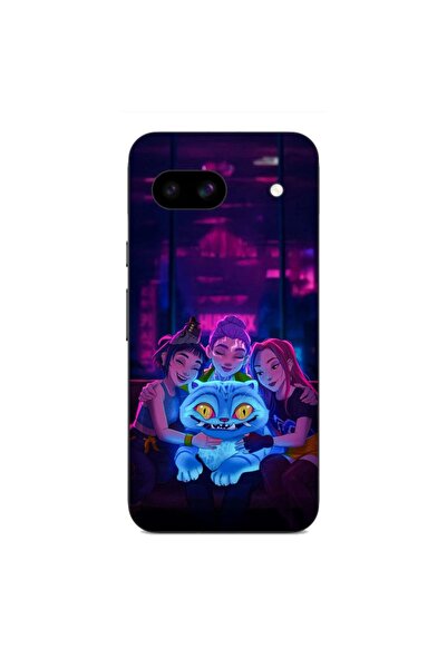 OEM Husa compatibila cu Google Pixel 8A Silicon Gel Tpu Model KPop Demon Hunt...